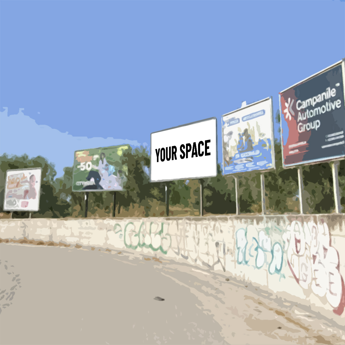SPAZIO PUBBLICITARIO 600 x 300 Via dei Portuali (MOLFETTA) Dal 19/10/2026 al 01/11/2026 14 giorni